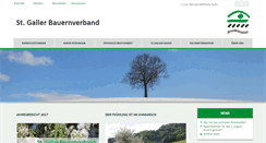 Desktop Screenshot of bauern-sg.ch